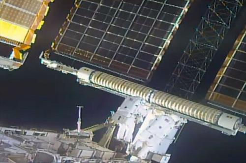 دومین پنل خورشیدی جدید ایستگاه فضایی بین المللی نصب گردید