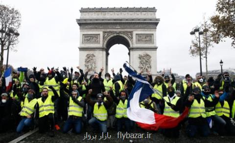 تظاهرات معترضان جلیقه زرد در شهرهای فرانسه برای شانزدهمین هفته متوالی