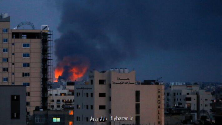 جنگنده های رژیم صهیونیستی شهر غزه را بمباران کردند