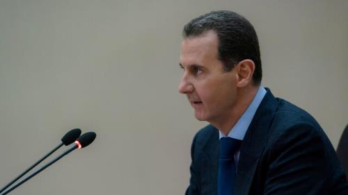 پیام تبریک بشار اسد به میشل عون