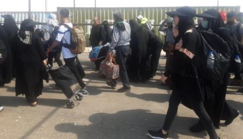 تردد زائرین اربعین از مرز مهران از ۲ میلیون گذشت