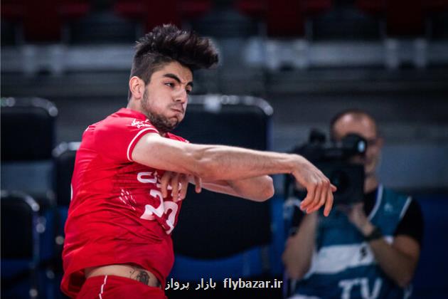 بردیا سعادت در رده دوم بهترین امتیازآوران لیگ والیبال ترکیه