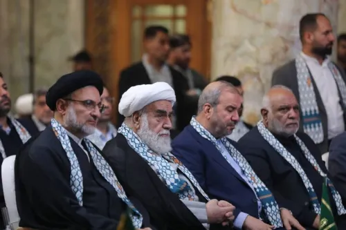 صحن حضرت زهرا(س) در نجف رسما راه اندازی شد به همراه عکس