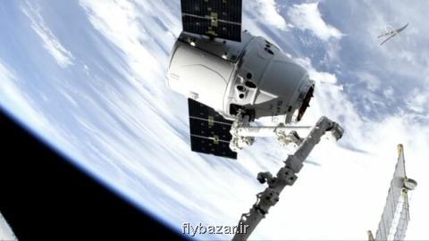كپسول دراگون به ایستگاه فضایی بین المللی متصل شد