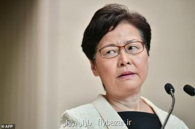 رئیس اجرایی هنگ كنگ: اوج گیری خشونت، منازعات اجتماعی را حل نمی كند