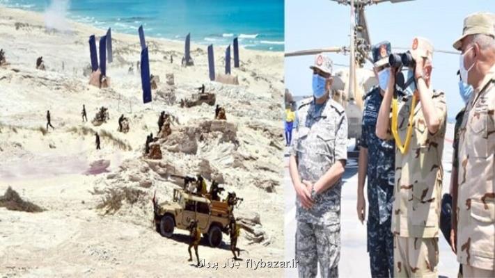رزمایش های ارتش مصر در مرزهای مشترك با لیبی